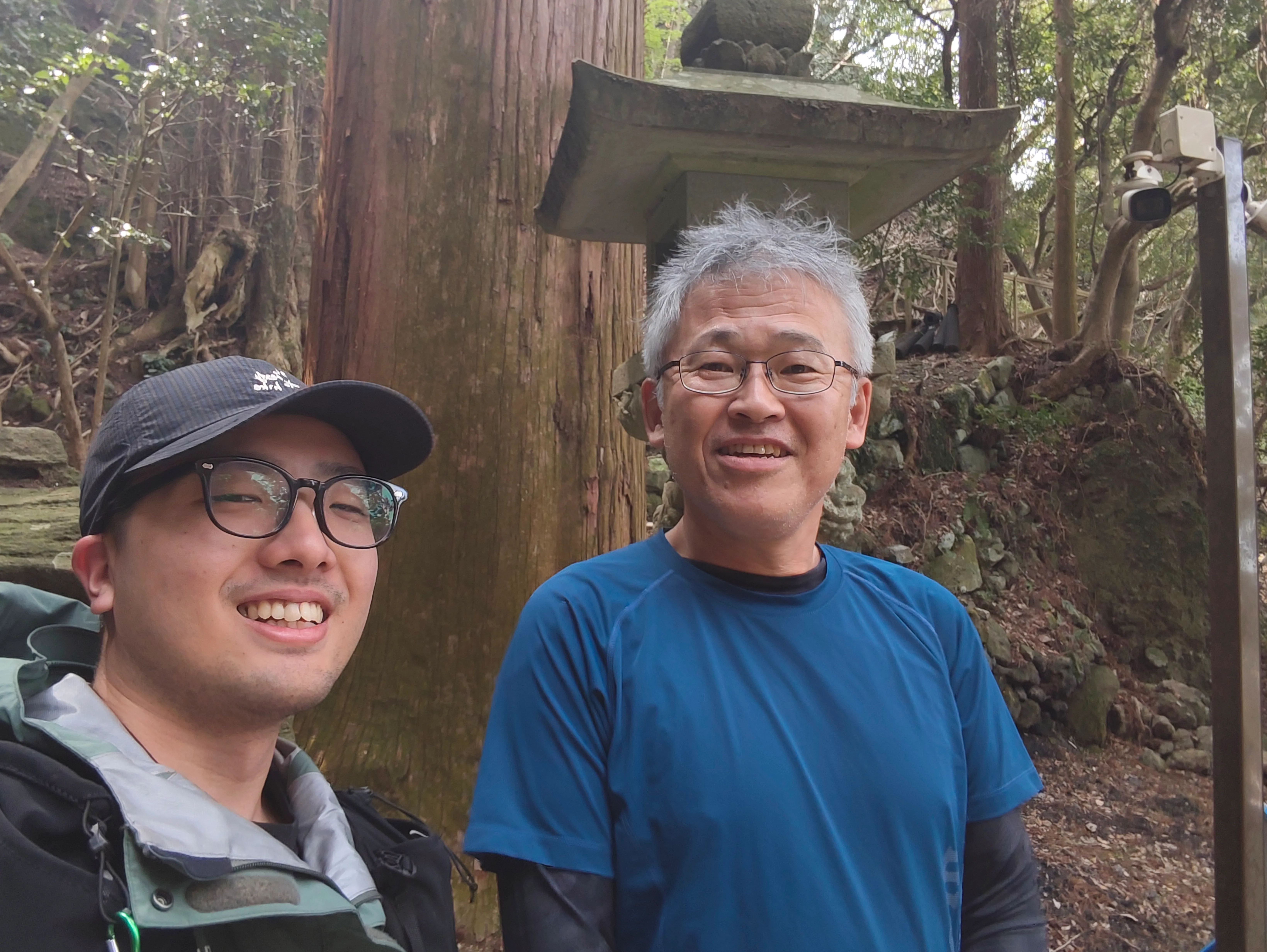 街まで送ってくれた地元の方と